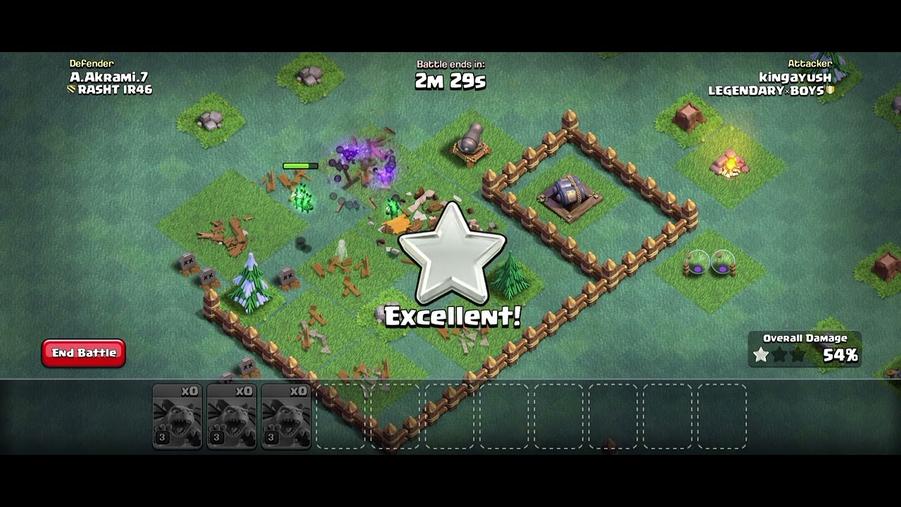 coc clash of clans|| battle with beta minion 😈