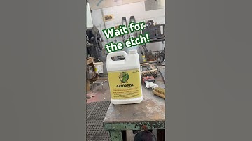 Damascus Steel Making Tip #10 - Etching Pattern Welded Steel with Gator Piss