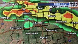 Overnight severe threat diminishes