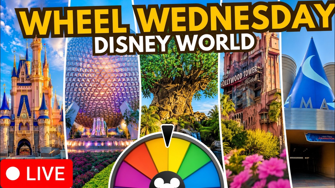 🔴 Live: Disney Wheel Wednesday | Walt Disney World 08.26.2026