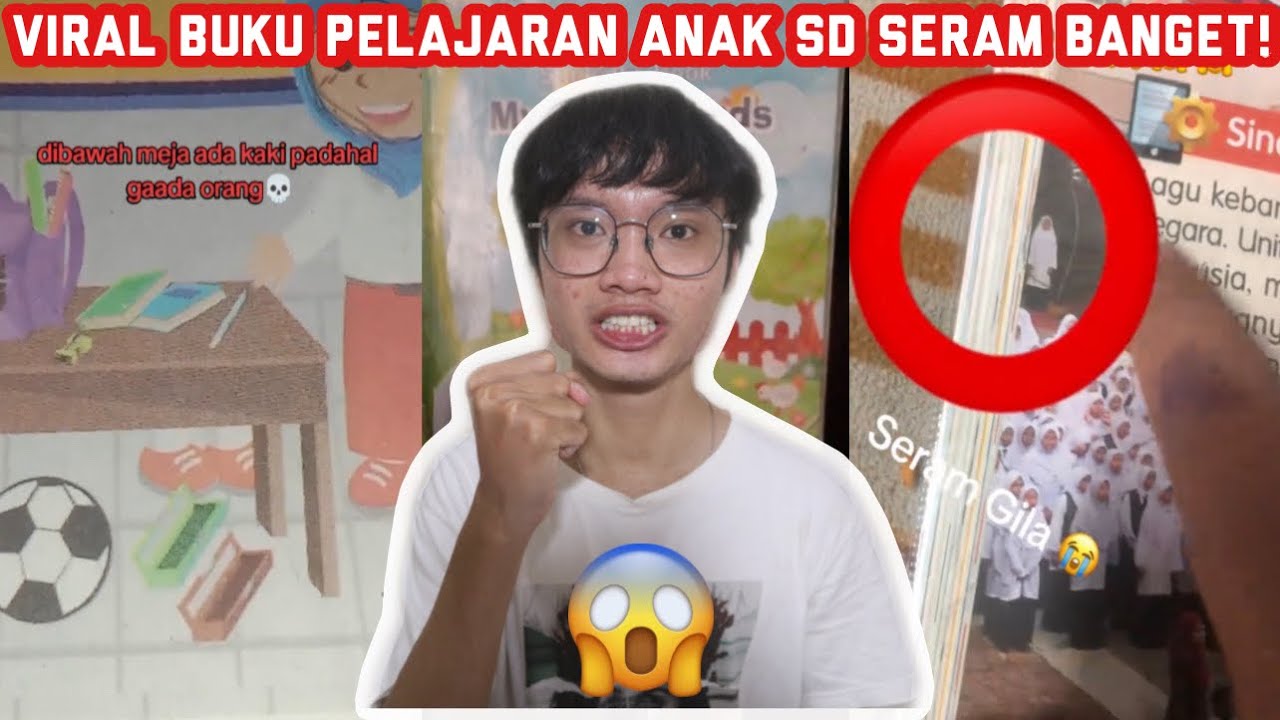 VIRAL BUKU SEKOLAH ANAK SD ADA PENAMPAKAN!!? SEREM BANGET!!!