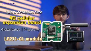 PanelLan 4G Expansion Board – 38×38mm, Global Bands, USB Plug‑and‑Play#IoT#4GModule#Fibocom#