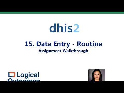 Assignment Walkthrough: 15. Data Entry - Routine