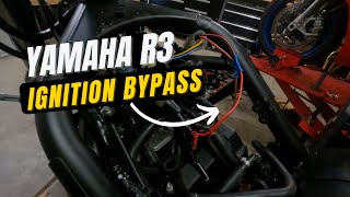 Yamaha R3 Ignition Bypass - Track Bike ignition removal
