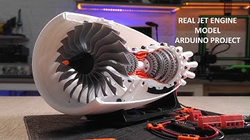 HomeMade Arduino powered Jet Engine | easy tutorial | 3D printed parts #diy