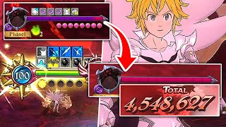 1 TEAM ONLY! THIS DEMON KING MELIODAS TEAM ONESHOTS HELL DEMON KING! (NEW DEMON KING HELL GUIDE)