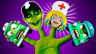 Zombie Cars Finger Family Song | Nursery Rhymes and Kids Song