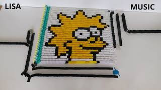 The Simpsons in (11,000 Dominoes!)