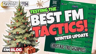 CHRISTMAS TREE GEGENPRESS | Testing the Best FM24 Tactics | Football Manager 2024