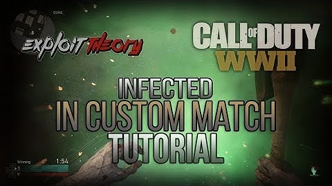 INFECTED IN CUSTOM MATCH GLITCH | Call of Duty World War 2 | Tutorial