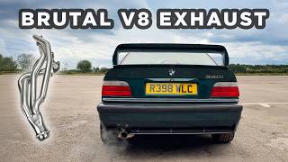 Building a BRUTAL exhaust for my V8 swapped E36
