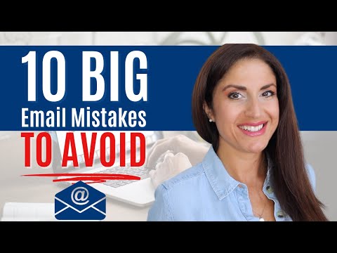The 10 Big Professional Email Writing Mistakes! Professional English Writing