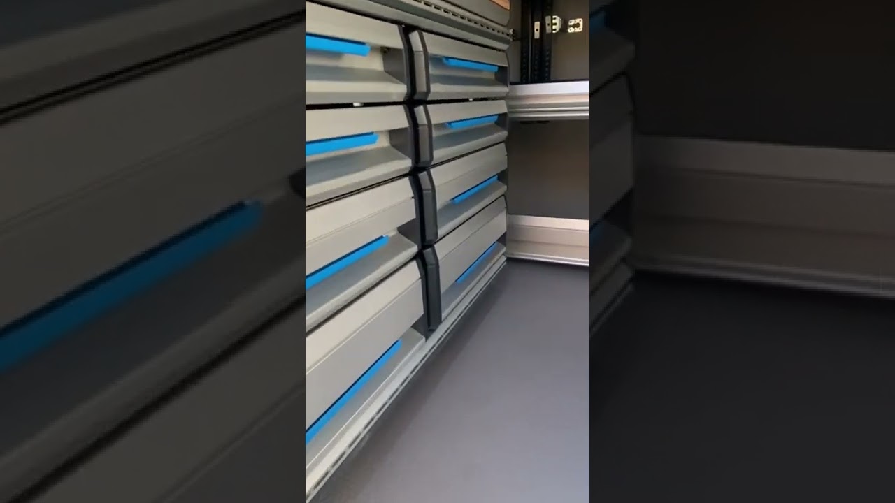 Whitebox demo van tour. Sortimo SR5 van racking design.