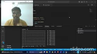Real time two way communication using OPENCV in a client-server model