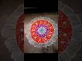 free hand rangoli #rangoli #muggulu #easyrangoli #floorart #kolam #art #rangolidesigns #simple