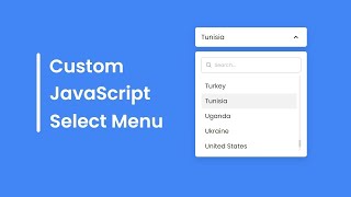 Custom JavaScript Select Menu