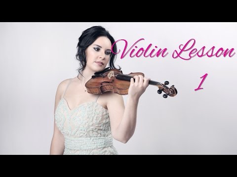 Learn the VIOLIN  Lesson 120  How to hold the violin amp bow