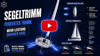 Details Sail trim explained simply in an update video - Understanding Telltales, Twist & Traveller Guide