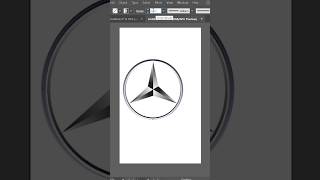 Mercedes logo|RDX DESIGN| #logo #illustrator #graphicdesign  #graphics #tutorial #shortcuts #tips