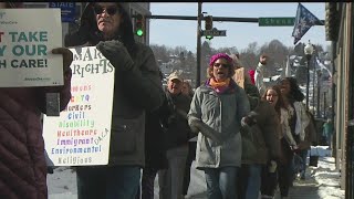 Hundreds march for equality, progress in downtown Sharon