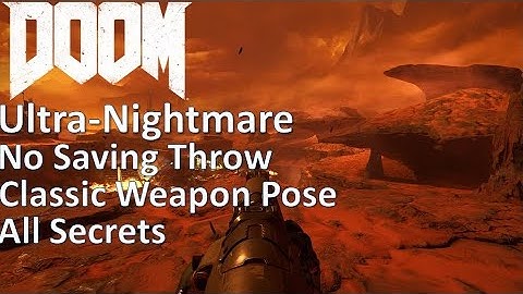 DOOM (2016) Ultra-Nightmare Playthrough With All Secrets [RUS]
