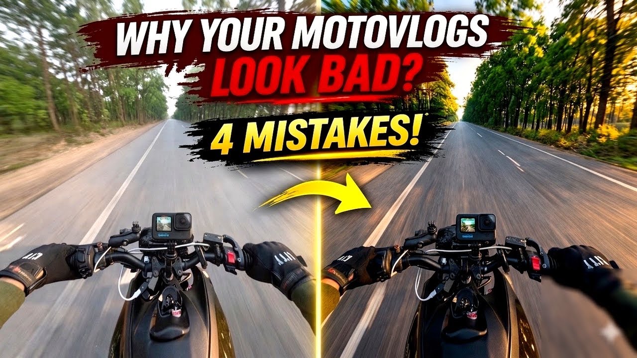 Your Motovlogs Look "Cheap." Here’s Why. (4 Simple Fixes)