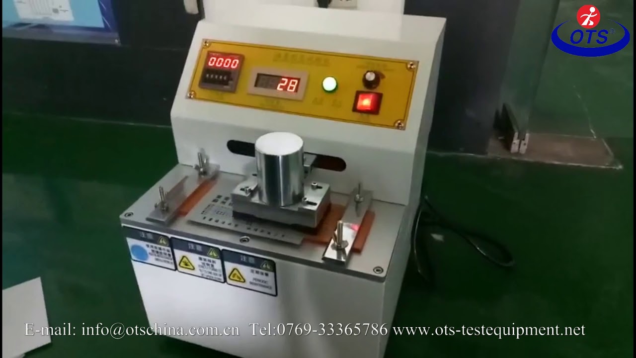 TAPPI T830 ASTM D5264 JIS K5701 Paper and Printing Ink Rubbing Fastness Tester