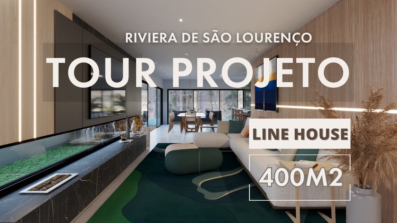 LINE HOUSE - CASA DE 400M2 ALTO PADRÃO - RIVIERA DE SÃO LOURENÇO - YouTube