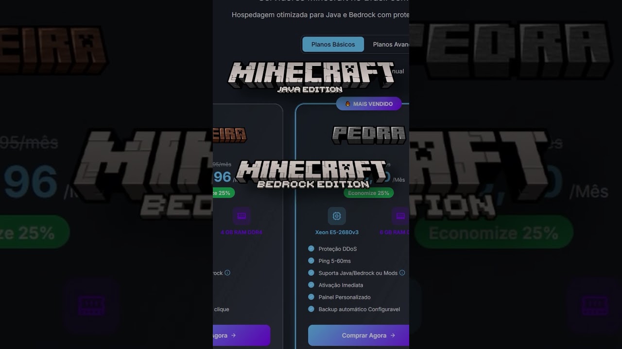 Está procurando uma hospedagem para seu servidor de Minecraft ? #minecraft #hospedagem