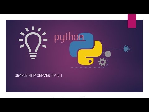 Python Tips | Simple HTTP Server | Tip # 1