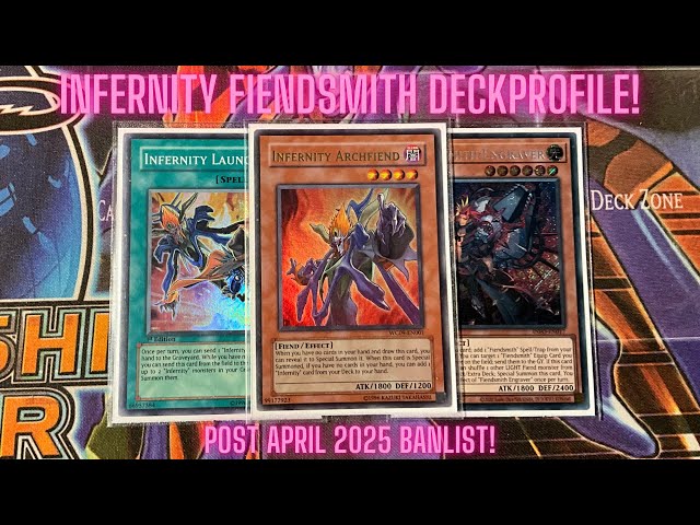 Infernity Fiendsmith In-Depth Deckprofile - Post the April 2025 Banlist! Amazing and fun variant rn! - YouTube Infernity Fiendsmith In-Depth Deckprofile - Post the April 2025 Banlist! Amazing and fun variant rn! - YouTube