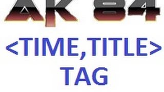 html tutorial in hindi for beginners part 120   time and title tag