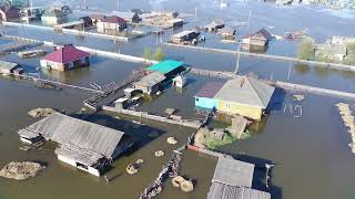 наводнение Большой Карагай Вагайского района Тюменской области 22.05.2024 1ч