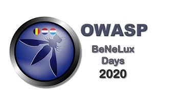 OWASP BeNeLux Days 1