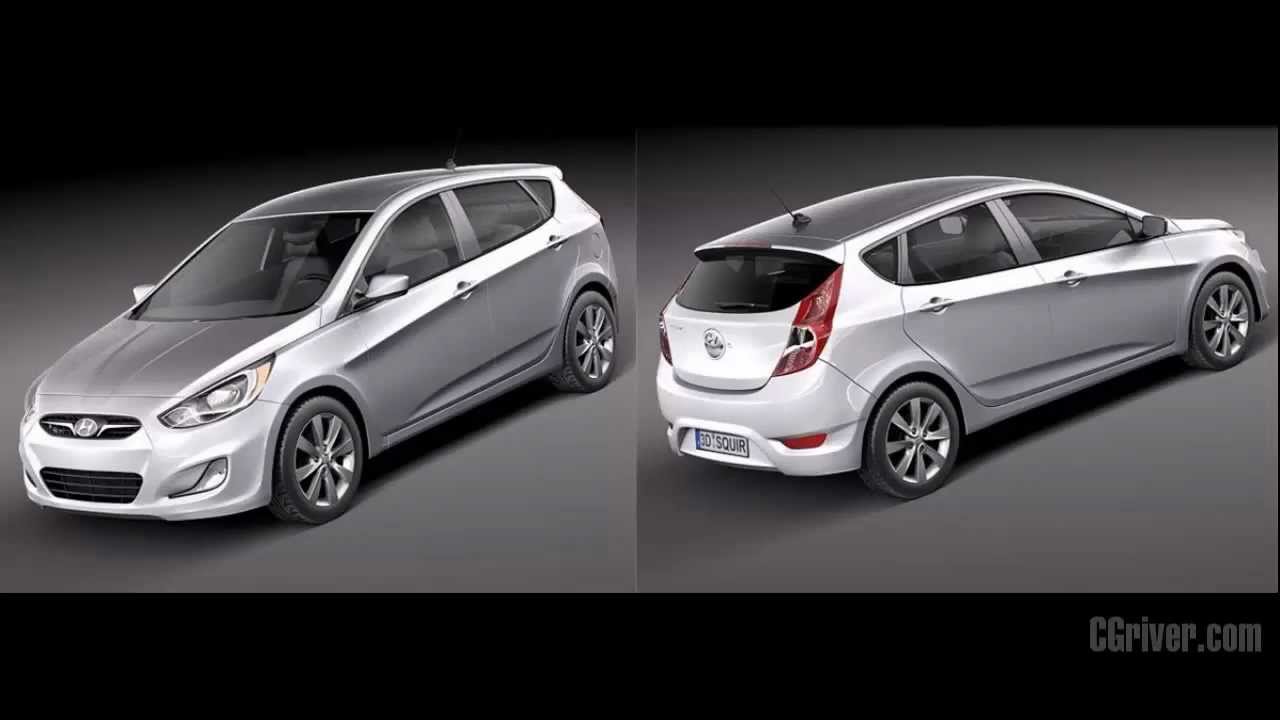 Hyundai accent 3d model