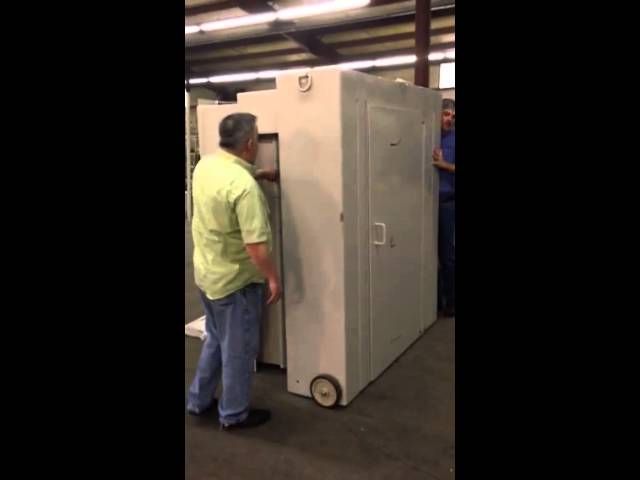 Closing the Hide-Away Storm Shelter with 2 people