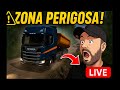 ENTRANDO EM ÁREA PERIGOSA DO MAPA ELDORADO! ETS2 COM EMOÇÃO!