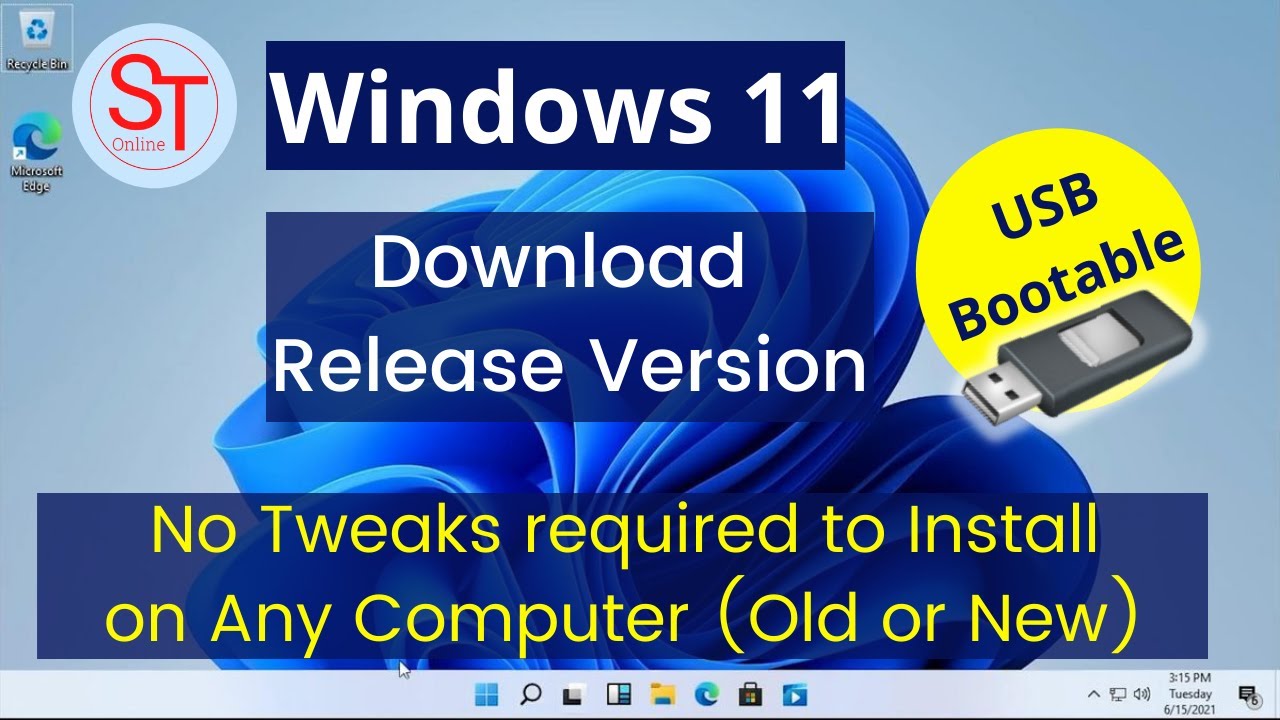 How to download Windows 11 Final version and make a USB bootable Installation Media | Stable Version