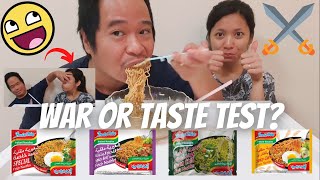 WE TRIED FOUR DIFFERENT FLAVOURS OF INDOMIE| TASTE TEST