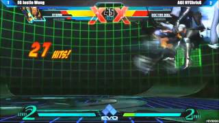 Celebrity UMvC3 EG Justin Wong vs AGE NYChrisG - EVO 2013 Top 8 Profile