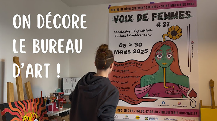 On décore (enfin) le bureau d’art ! 🌞
