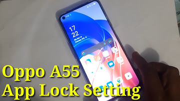 Oppo A55 Application Lock Setting || How to Set App Lock in Oppo A55 model