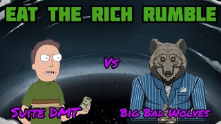 Rich Rumble 🤑 - Suite DMT #2 Vs. Big Bad Wolves #1 - Animation Throwdown