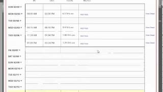 HUB Admin Approval of Employee Timesheet