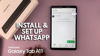 Как загрузить и настроить WhatsApp на Samsung Galaxy Tab A11 screenshot 4