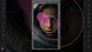 ✨Photoshop 一筆加光✨打造自然又立體的人像光線 #photoshop