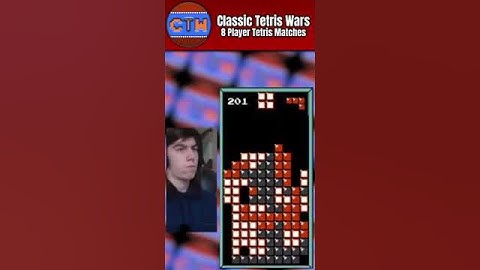 INSANE SURVIVAL IN COMPETITION #shorts #classictetris #tetris #tetrisrolling credit- @tytris