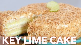 Easy Key Lime Cake with Key Lime Cream Cheese Frosting