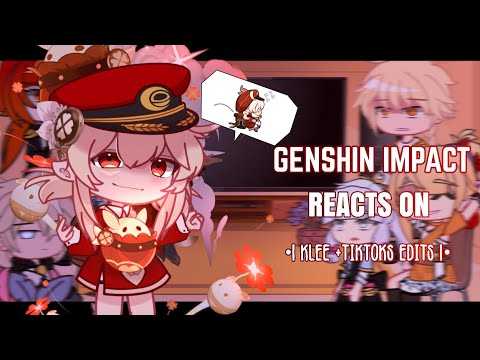 ♥️✨ Genshin Impact Inazuma Reacts to Klee || Gacha Club|| Genshin Impact