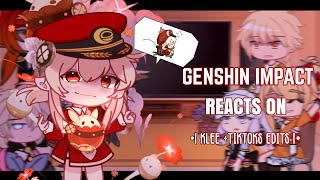 ♥️✨ Genshin Impact Inazuma Reacts to Klee || Gacha Club|| Genshin Impact